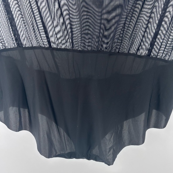 NWT Wolford Tulle Body  Black Color  Size Large 79156 - 25 - Picture 8 of 11